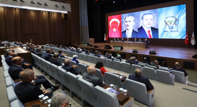 Cumhurbaşkanı Erdoğan ın başkanlığında AK Parti MKYK toplandı