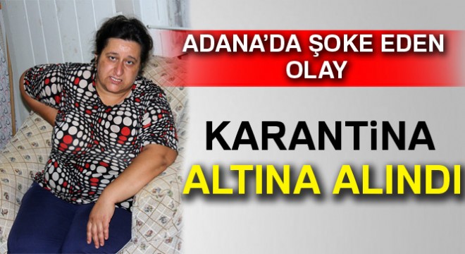 Durakta kenenin ısırdığı kadın karantina altına alındı