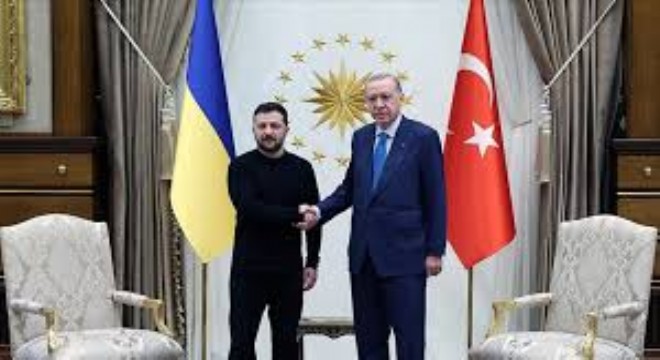 Erdoğan ile Zelenskiy Cumhurbaşkanlığı’nda Bir Araya Geldi