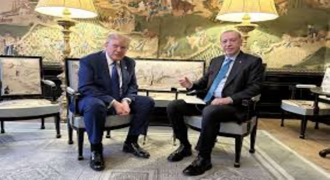 Erdoğan ve Trump NATO Zirvesi'nde Bir Araya Geldi