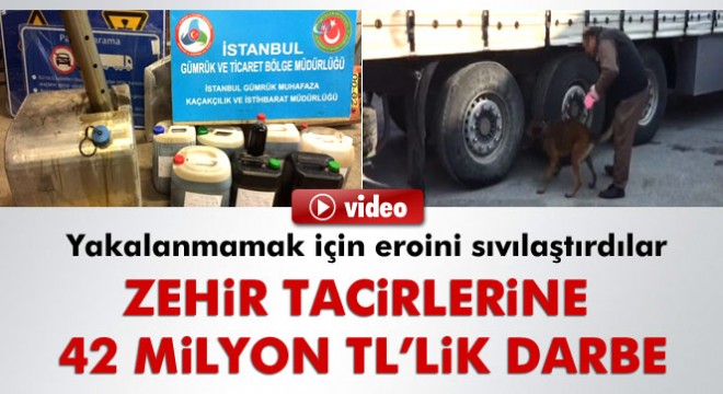 Hollanda ya uyuşturucu götürmeye çalışan zehir tacirlerine darbe