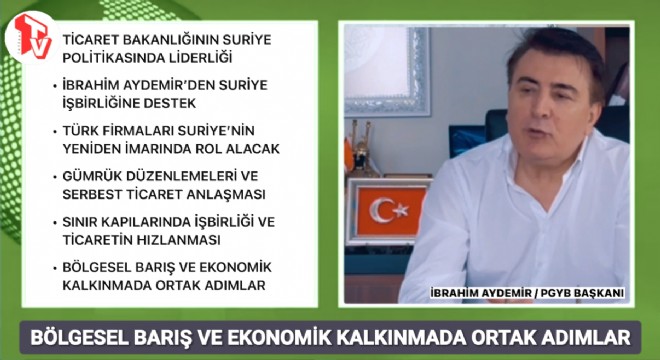 İbrahim Aydemir’den Suriye ile İşbirliği Vurgusu