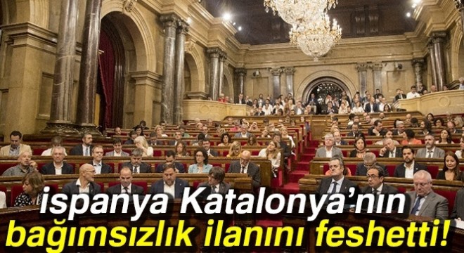 İspanya Katalonya’nın bağımsızlık ilanını feshetti