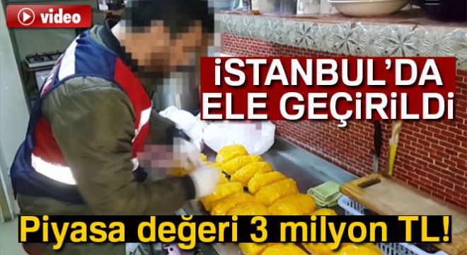 Jandarmadan 3 milyonluk uyuşturucu operasyonu