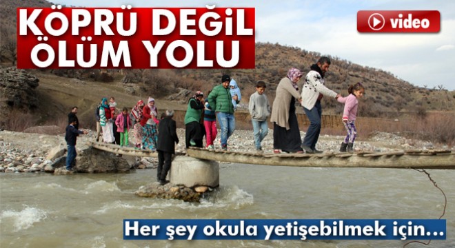 Köprü değil, ölüm yolu