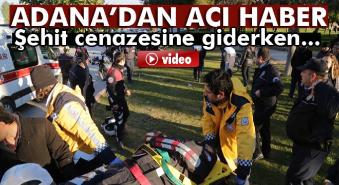 Şehit cenazesine giderken şehit oldu