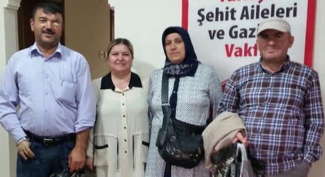 Şehit ve gazi ailelerine triko bağışı