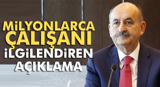 Son dakika! Bakan Müezzinoğlu ndan kıdem tazminatı açıklaması