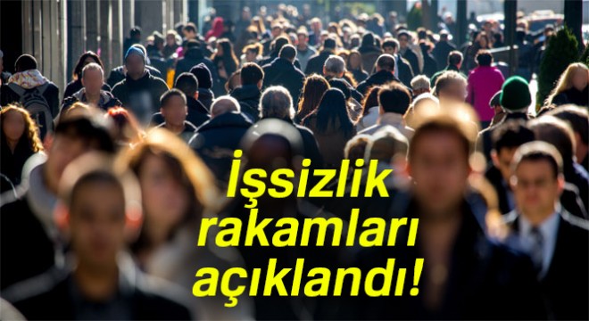 Son dakika haberi: İşsizlik rakamları açıklandı