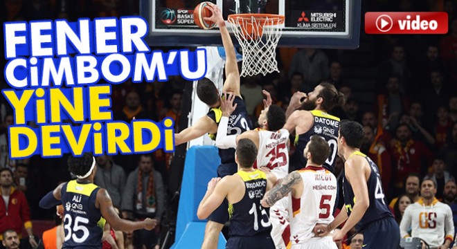 Spor Toto Basketbol Süper Lig: Galatasaray Odeabank: 75 - Fenerbahçe: 79