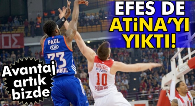 THY Euroleague Lig: Olympiakos: 71 - Anadolu Efes: 73