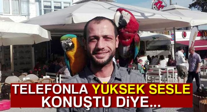 Telefonla yüksek sesle konuştu diye başına taşla vurarak öldürdüler