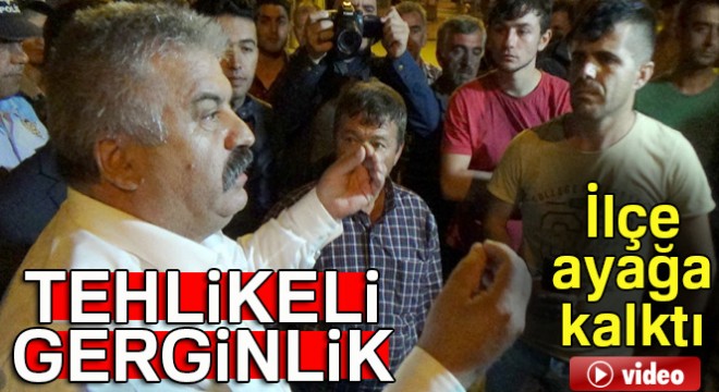 Terör örgütü PKK propagandası iddiası gerginliği