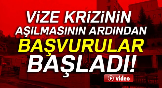 Vize krizinin aşılmasının ardından ABD İstanbul Başkonsolosluğu na başvurular başladı